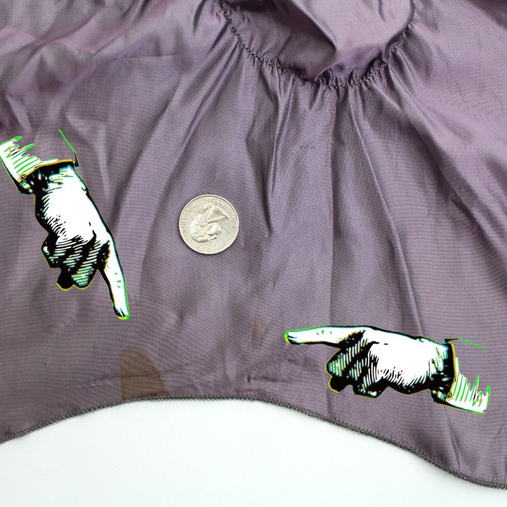 VTG Lee Andersen 2PC Crushed Iridescent Set Long Geode Dress & Pomp Jacket - Picture 11 of 16